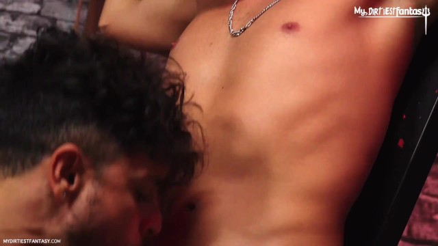 Hot Daddy Plays BARE with Restrained Twink, using him for his own Pleasure until he Cums! - BDSM - Pornhub Gay