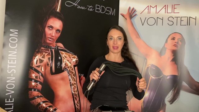 Watch Bondage Video:Difference between leather + rubber flogger!