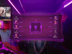 Video Cyberpunk 2077 - Sex Scene with prostitutes - Streamer forgot to turn off his camera -Big Dick Twink