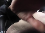 Preview 3 of milf mastrubates in car driving,cums when she see cop