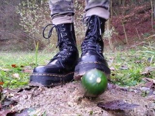 Food Stomping and Trampling with Doc Martens Boots (Trailer)