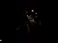 Walking naked through town during corona lockdown, when police stop her