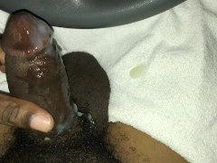 Busting a big nut on the side of the freeway
