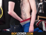 Preview 2 of Boy Locker - Bent Over And Fucked Like A Gay Slut