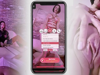 Wideo, Filmy, Scena, Strzelanie: first interactive femdom mobile app with Eve Sweet w Szukaj ( interaktywne)