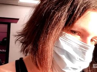 Voyeur Gym Workout with Sexy MILF Ms Jenna-Will you be my COVID workout partner? wanna spot me?