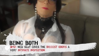 #42 Trailer-The New Slut gives the BIGGEST COCKS a very INTIMATE INSPECTION! • BeingBoth