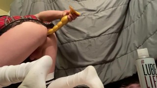 Twink 20 polegadas dildo foda * anal profundo *