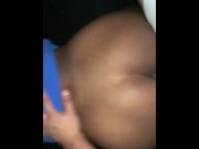 Preview 2 of NUTTING ON MY EBONY WIFE BIG BOOTY SISTER