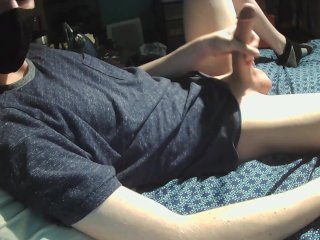 Just a lazy jacking off video