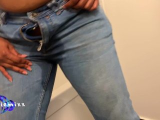 pissing, naughty, tight jeans pee, marblemixx