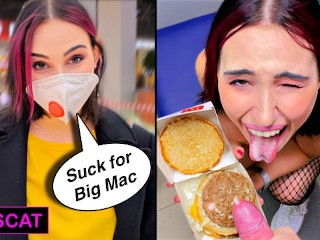 Fellation Risquée Dans La Cabine D’essayage Pour Big Mac - Public Agent PickUp & Fuck Student in Mall / Kiss Cat