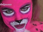 Preview 3 of Lover Passionate Fuck Pink Panther after the Costume Party