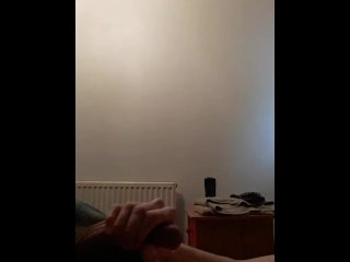 cumshot, vertical video, big dick, british