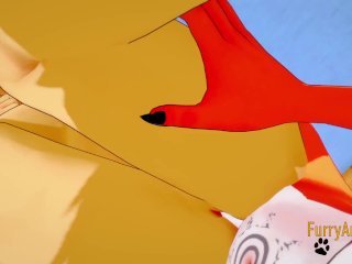 Furry Hentai - Dog is fucked by Fox