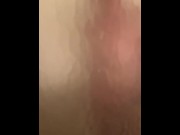 Preview 2 of Walked in on my roommates GF taking a shower. Watch how it ends.