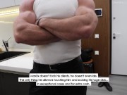 Preview 2 of Straight muscle masseur MaxXx jerks off huge dick OnlyFans/WorldStudZ