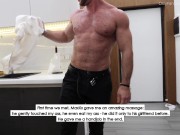Preview 3 of Straight muscle masseur MaxXx jerks off huge dick OnlyFans/WorldStudZ