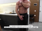 Preview 4 of Straight muscle masseur MaxXx jerks off huge dick OnlyFans/WorldStudZ