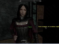 Skyrim Serana. Delicate and sexy vampire princess | PC gameplay