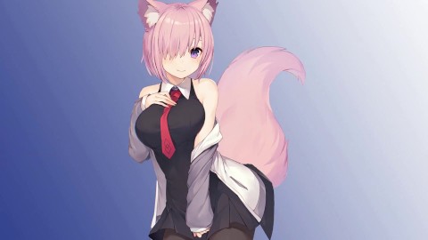 Busty Kitsune Teacher Gets Turned On After Catching You Drawing Lewd Art In Class!