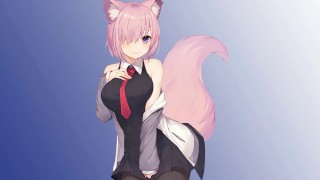 Busty Kitsune Teacher Gets Turned On After Catching You Drawing Lewd Art In Class