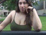 Big Tit Latina chick needs a ride and some dick