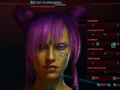 Cyberpunk Female Character Customization