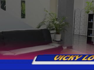 Hot Brunette Vicky Love Fucks Herself