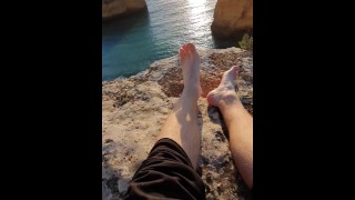 My feet after hiking - Part 1