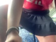 Preview 6 of Vibrator Masturbation on Public Train