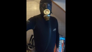 Gasmask with Neoprene suit