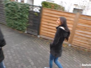 DeutschlandReport - Coco Kiss Skinny German Brunette Picked Up For A Quick Fuck - AMATEUREURO