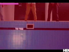 HENTAIED - Future Technology - Best Blowjob from Beautiful Redhead Robot & Extreme Bukkake