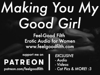 Your First Time With Gentle Dom Boyfriend: Teaching You How To Make Me Cum [Erotic AudioFor Women]