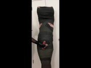 Preview 2 of Tickling and Edging My Mummified Femdom Submissive with CBT