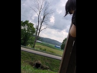 Outdoor exhibitionist