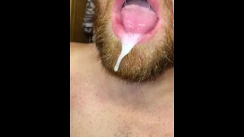 Compilation of short clips followed by a Cumshot poured into my mouth & dripped out slowly.