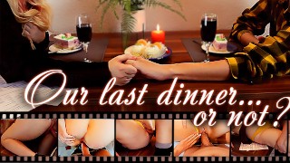Ons laatste diner werd Into Hot seks. Romantische. POV. Grote kont. Creampie | Lovely Dove