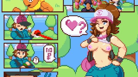 Hildas Belohnung [Regel 34 Hentai-Spiel] Pokemon Regel 34 Doppelpenetrations-Creampie