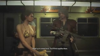 生化危机 3 重制版 - Jill Valentine com roupa Sexy