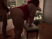 Preview 6 of Mrs Claus playing While Mr Claus is out bbw slutwife