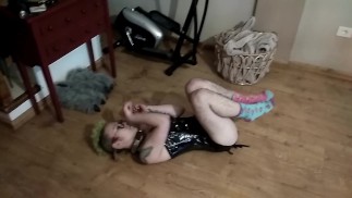 Training my puppy-BDSM pet play