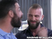 Preview 1 of Married Couple Bareback Flip Flop With "Cake Shop" Owner - RagingStallion