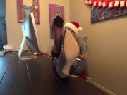 Preview 5 of Mrs. Clause Teases You with her Magical Nylon Soles! HD PREVIEW