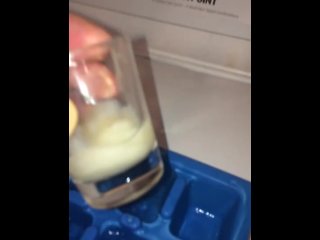 frozen cum, vertical video, cum shot glass, cumshot
