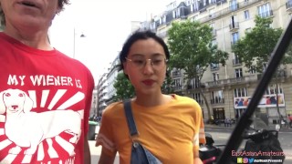 Chinese Asian June Liu Creampie - SpicyGum Fucks American Guy in Paris x Jay Bank Presents