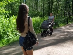Video ANAL FUCKING in the Park with beautiful babe Evelina Darling