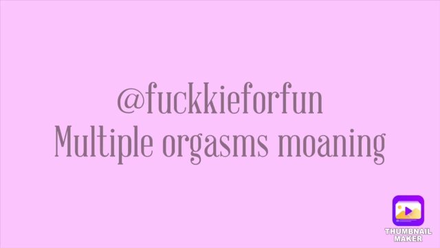 Multiple Orgasms - Moaning - Audio