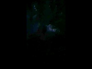 Walking naked on the city beach